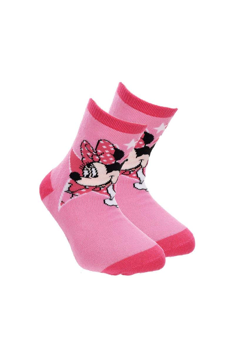 Suncity Rutschfeste Socken Minnie Star Größe 31/34, Rosa, 31/34