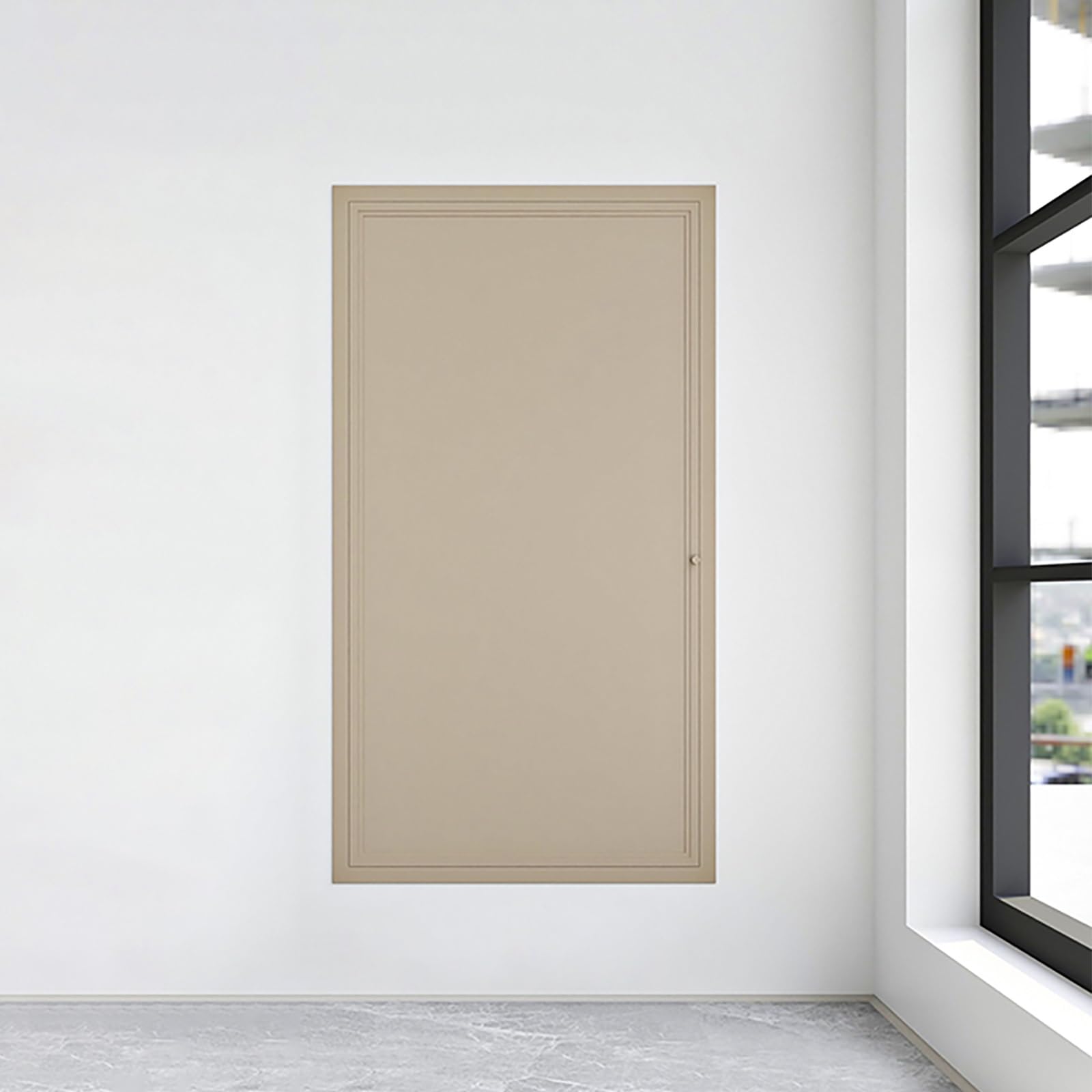 Fcoin Brown Customizable Aluminium Flush Mount Access Panel - Fire Rated Drywall Access Door(,50X50cm)
