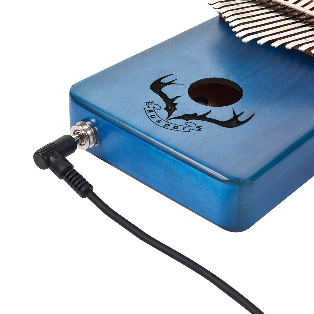 Alnicov 17 tasti Kalimba Thumb Piano, Finger Piano, Africa Musical Instrumentos, Mogano, Per Strumenti Per Principianti