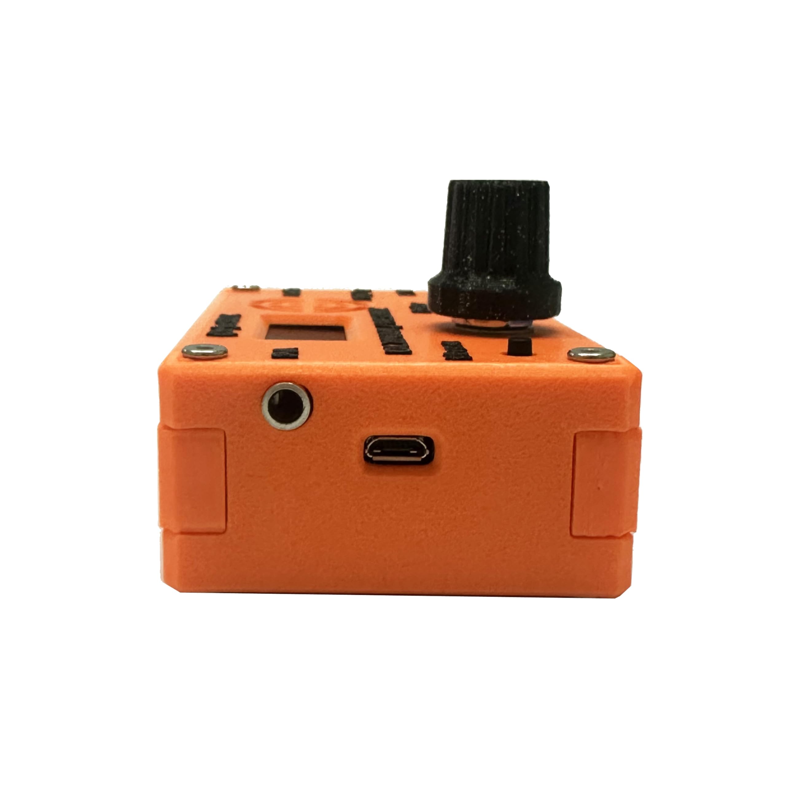 Ricetrasmettitore QRP 5-Band usdx PE1NNZ DL2MAN custodia arancione stampa 3D