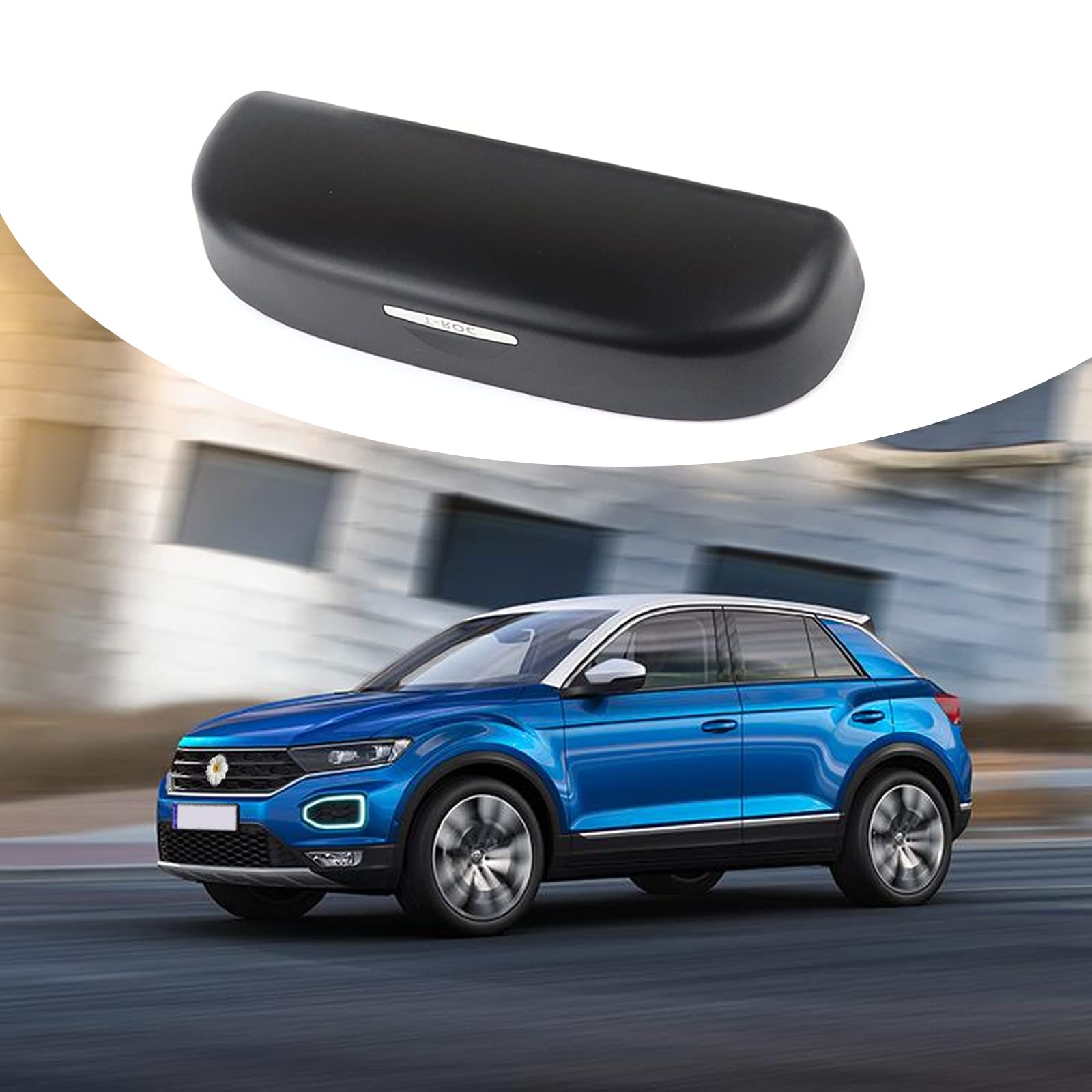 BIXUAN Etui na okulary przeciwsłoneczne, kompatybilne z VW T ROC, Seat, Ateca, Leon, Cupra, Formentor, Skoda Kodiaq Karoq 2018, 2019, 2020, 2021, 2022, 2023, 2024, 2025