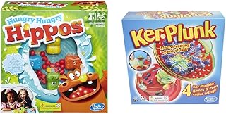 Hasbro Elefun and Friends Hungry Hungry Hippos Game & Kerplunk Game