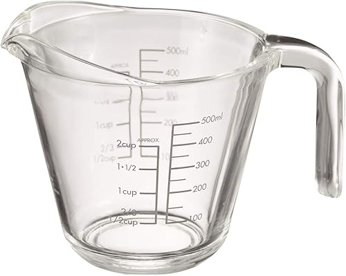Miniatura 1 de HARIO MJP-500-GR Measuring Cup, 500, Practical Capacity 16.9 fl oz (500 ml), Gray, Made in Japan