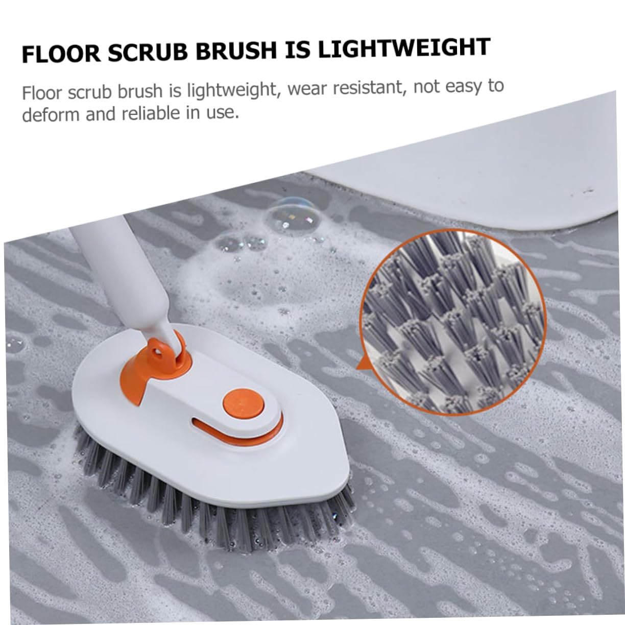 Anneome Cepillo De Suelo Multifuncional Cepillo para Fregar Pisos para Limpiar El Suelo del Hogar para Ventanas Azulejos Bañeras