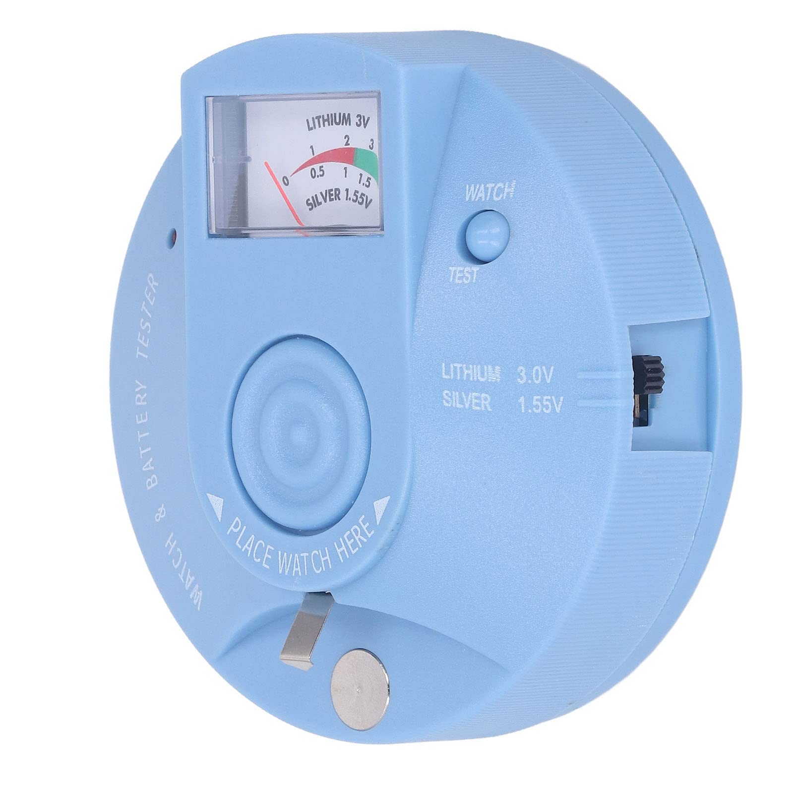 Probador de Movimiento de Reloj, Herramienta de Reparación de Detección de Reloj Circular, Analizador de Energía de Batería de Botón