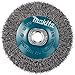 Makita D-39827 - Cepillo de alambre de 100 mm insercion m14 con forma oblicuo rizado de acero 0,3 mm