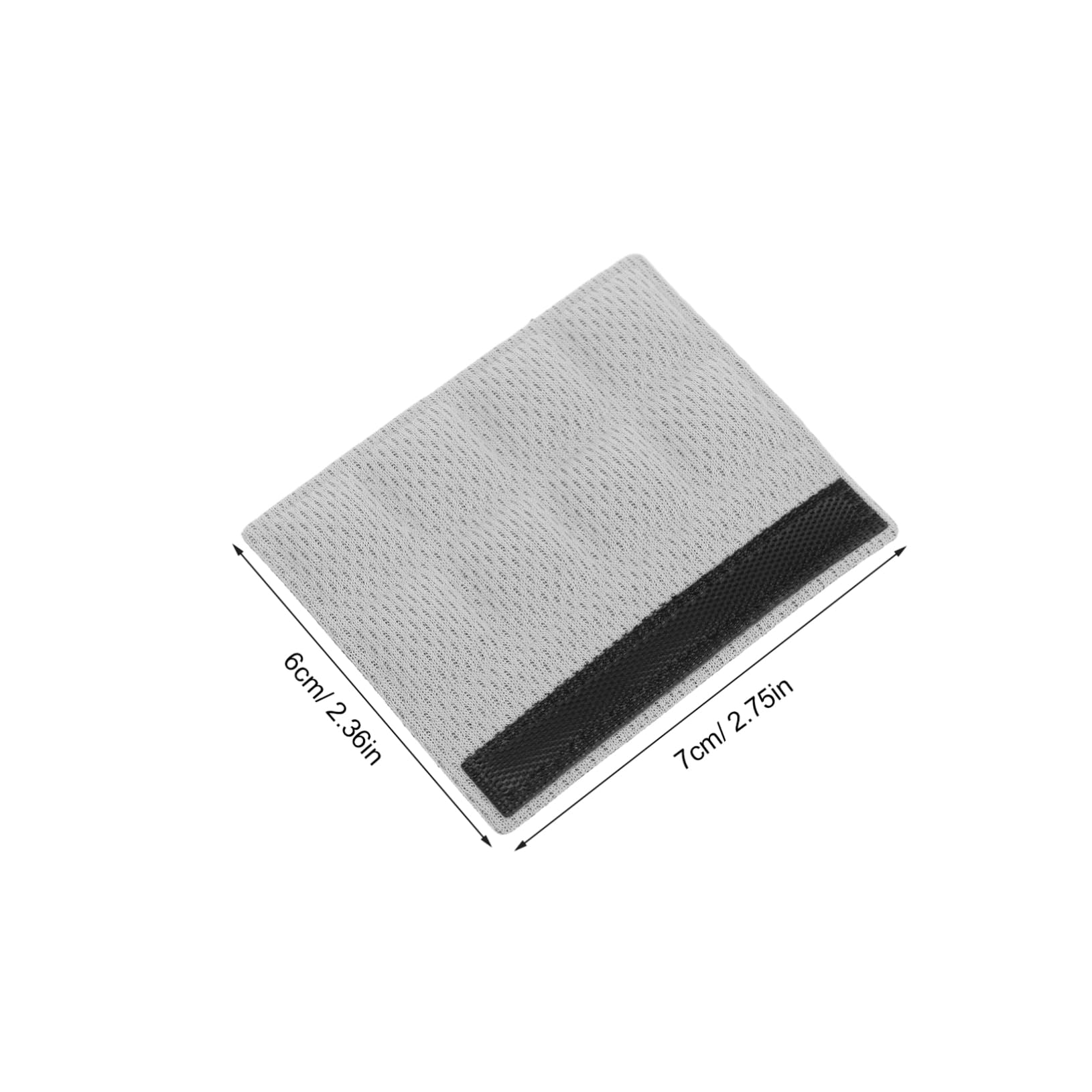 BUGUUYO 10pcs Breathable Sweat Absorption Chin Pad for Hard Hat Liners Comfortable Cushion for Bicycle Riding Helmets