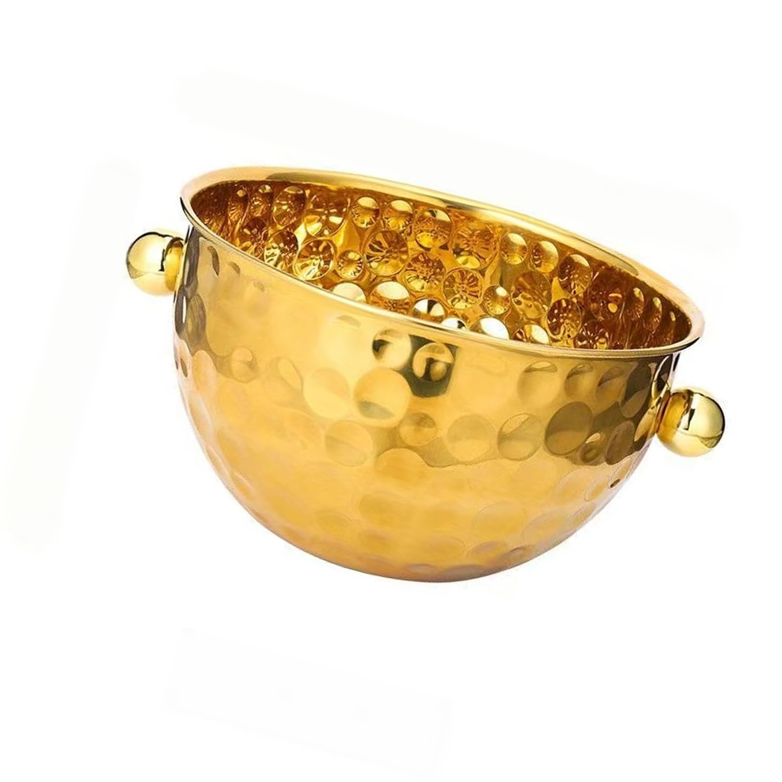 Limtula Gold Hammered Finish Ice Buckets For Camping Picnics And Home Use Wine Coolers Tool Beverage Tub With Handle Rustproof Drink Chiller