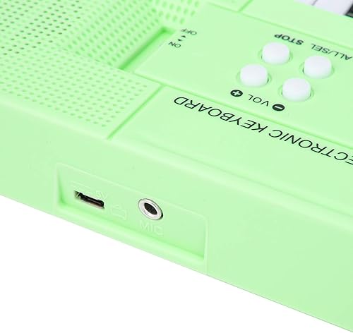 Miniatura 5 de BF‑3738 Teclado musical, 2 tonos, 16 canciones, 4 ritmos, 4 ritmos, 4 piano eléctrico de percusión con 37 teclas para principiantes, instrumento