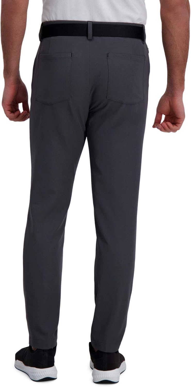 Haggar Men's PLN Textured Jcqrd Pant