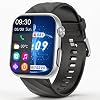 FITVII GT5 PRO MAX reloj inteligente para hombres y mujeres (recibir y hacer llamadas), rastreador de actividad física con pantalla AMOLED de 1.97", frecuencia cardíaca, presión arterial, oxígeno en sangre, sueño y monitoreo de estrés, más de 100 modos deportivos 1