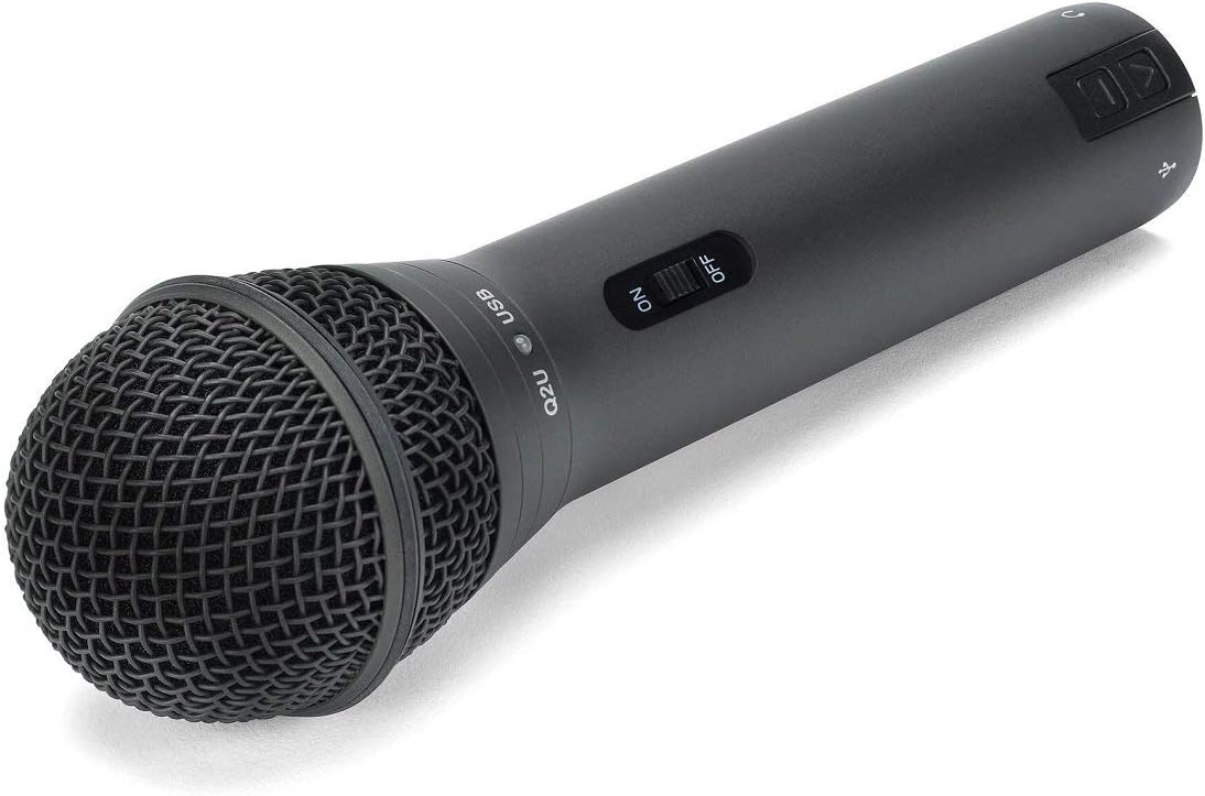 Samson Q2U Black Handheld Dynamic USB Microphone Bundle with Boom Arm and Pop Filter (3 Items) : Musical Instruments