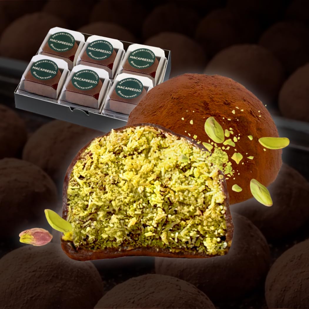 Amazon.co.jp: MACAPRESSO ドバイチョコ もっちりクッキー ピスタチオ
