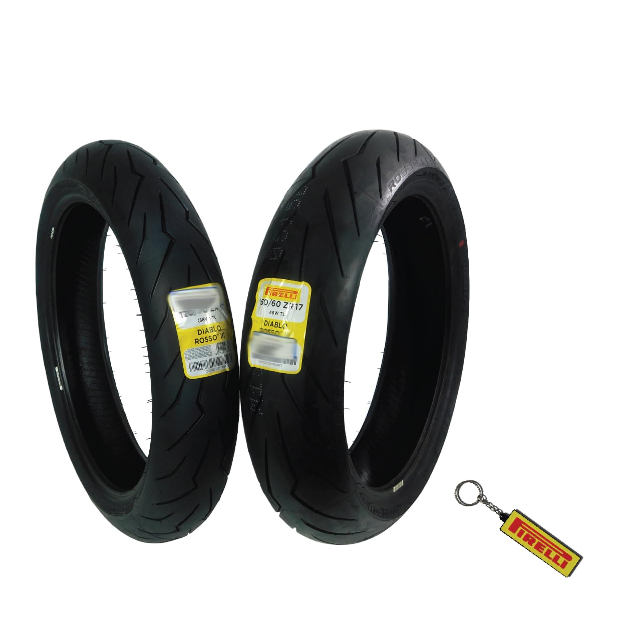 Amazon.com: Pirelli Diablo Rosso III Motorcycle Tire Set: 120/70