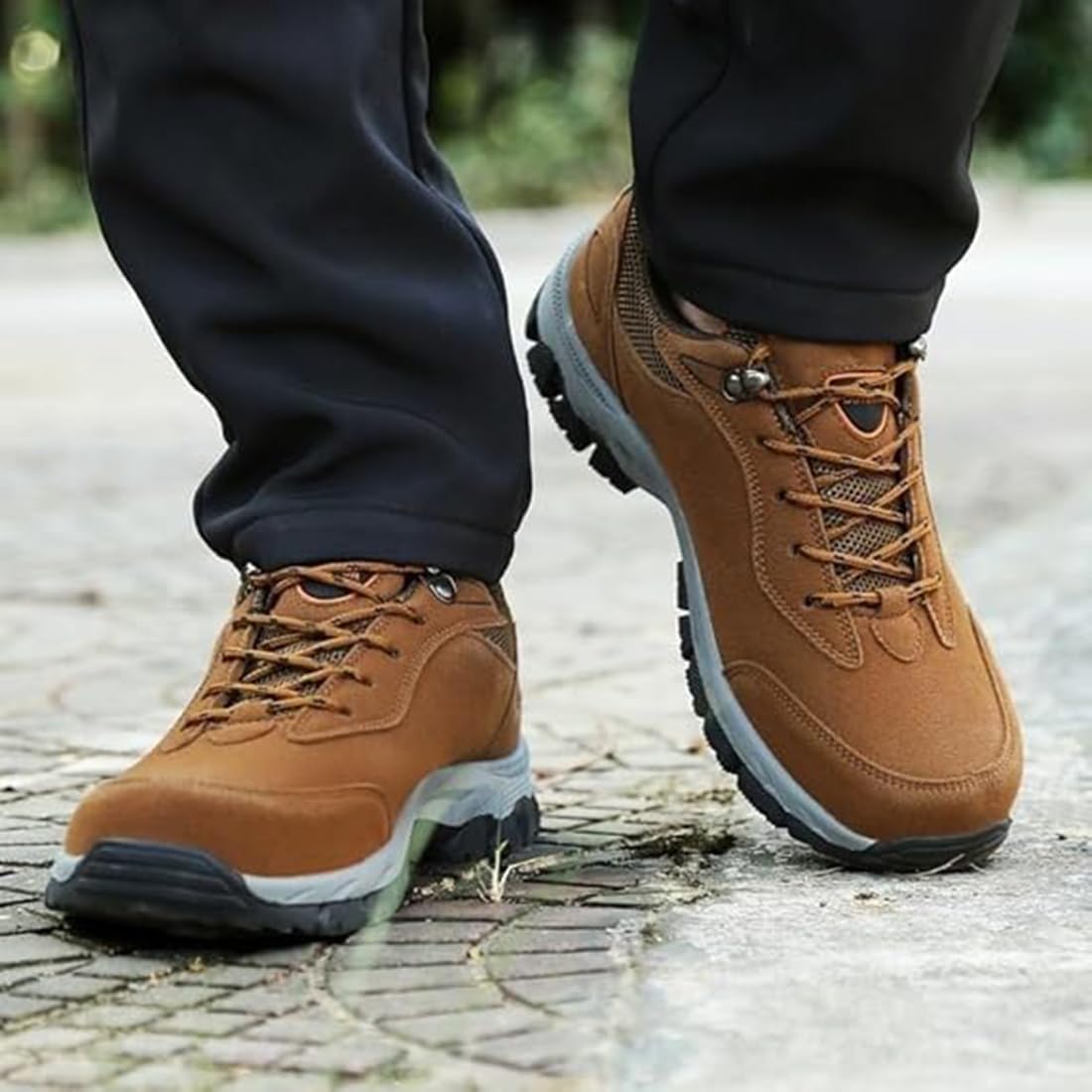 Orthopädische Wanderschuhe, Bequeme Wasserdicht Atmungsaktiv Trekkingschuhe, Herren Sportschuhe für Camping Wandern Outdoor