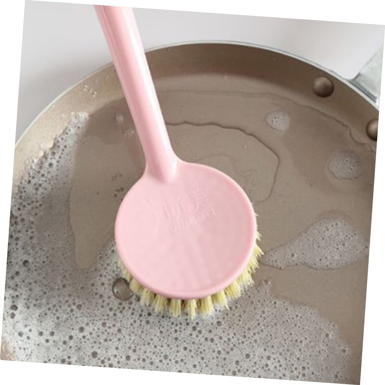 MAGICLULU Juego De 3 Cepillos De Cocina con Mango De Plástico Resistente para Limpieza Y Lavado A Fondo De Platos (2 Unidades)