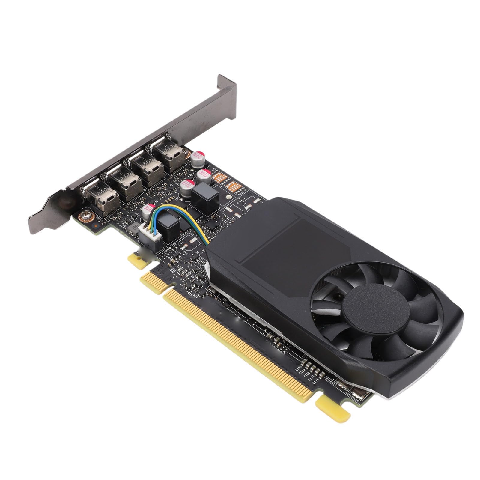 Fabater Scheda Grafica Quadro P1000, 4 GB GDDR5 PCI Express 3.0 X16, 128 Bit, 4 X DisplayPort, Scheda Grafica a Basso Profilo 4K 60 Hz, Video PC per Computer Desktop