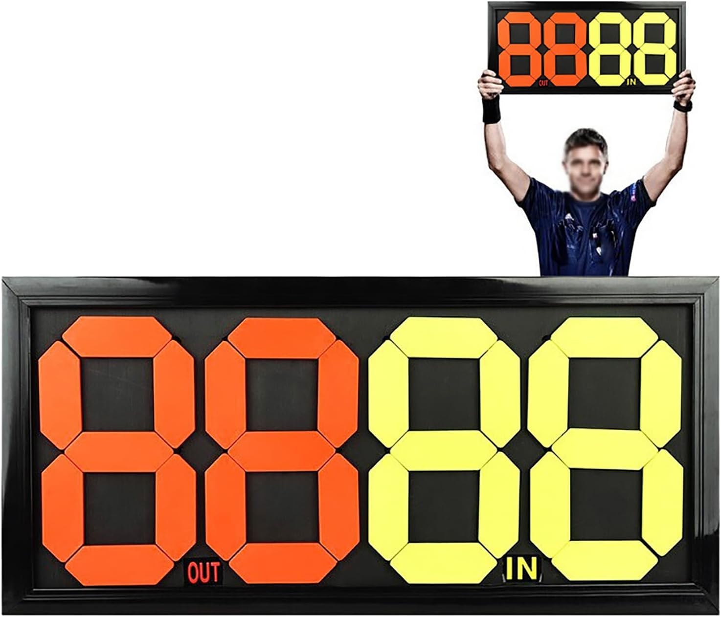 Cartes de remplacement de football portables avec fonction de notation précise
