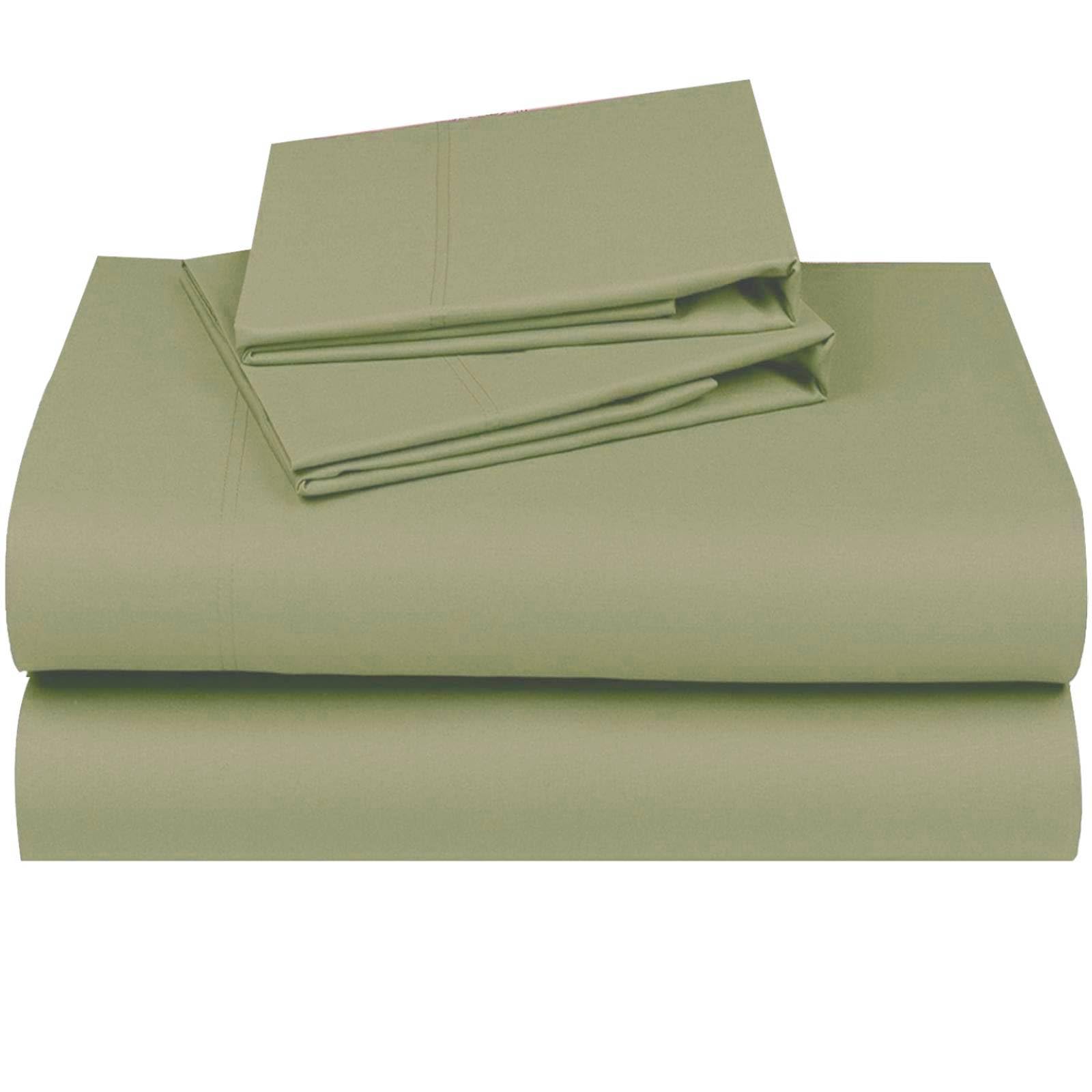 MIAOLIAN Juego de Sábanas King Size,4 Piezas,1800 Hilos,Tejido Doble Cepillado,Funda de Cama,Suave y Hipoalergénico,Lavado a Máquina,Juego de Ropa de Cama,Blancos para el Hogar,Hotel de Calidad