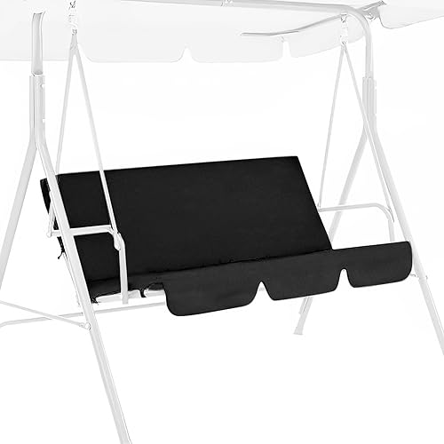 Funda de cojín de repuesto impermeable para columpio de patio, 3 plazas, a prueba de polvo, para 3 asientos, cojines para sillas de columpio de
