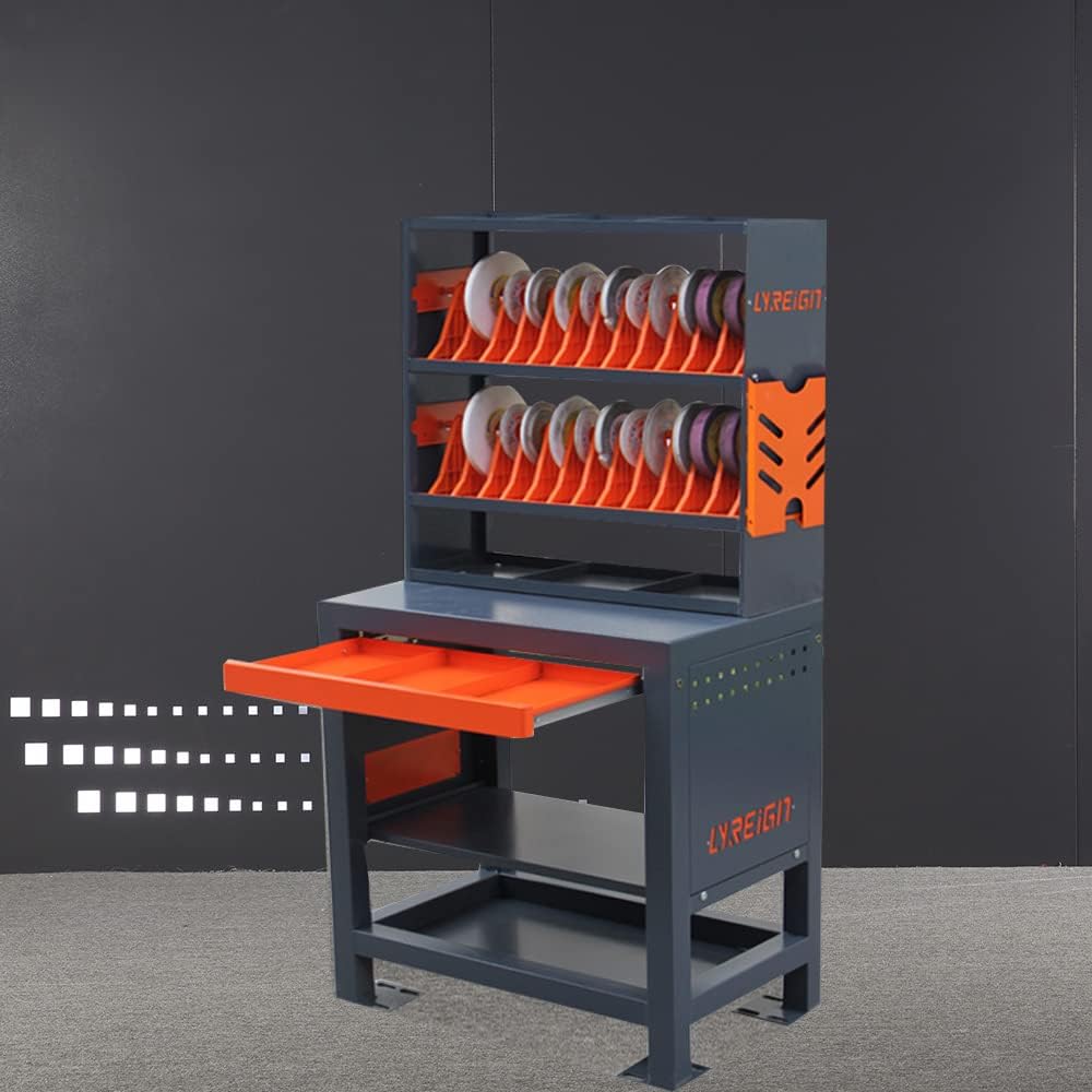Abrasives Cutting Disc Abrasive Metal Cutting Disc Grinding Wheel Workbench Storage Rack