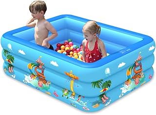Toyvian 1Pc Piscina Adulto Piscina Infantil Piscina Inflável Piscina Para Niños Explodir Piscinas Piscinas De Água Fosca Piscina De Areia Piscina De Pesca Piscina Infantil Quadrada