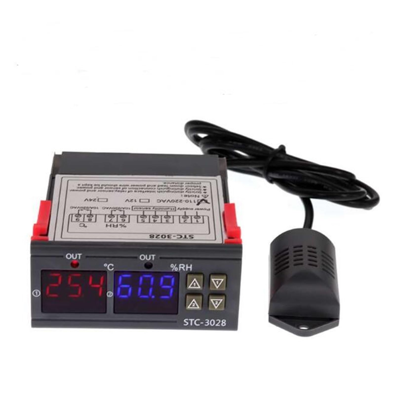 STC-3028 Temperature and Humidity Controller Temperature and Humidity Control Dual-Purpose Greenhouse Incubation Humidifier
