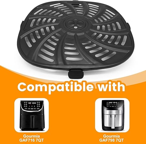 Miniatura 4 de Accesorios para freidora de aire Gourmia GAF798 GAF716 7QT, antiadherente de grado alimenticio, piezas de repuesto para freidora de aire de 8.97 x