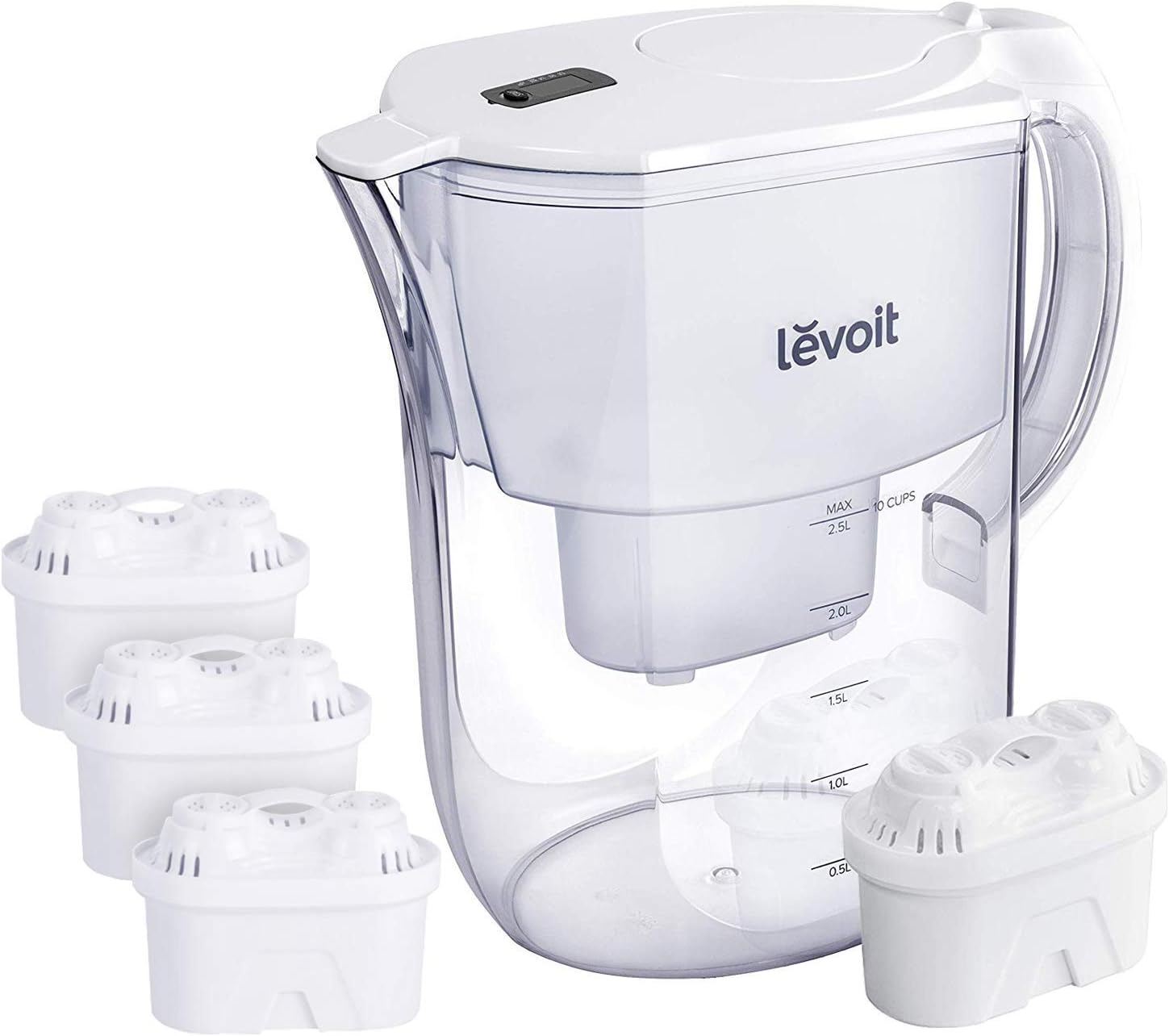 LEVOIT Water Filter Pitcher (Renewed)