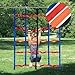 MARKVILLE Climbing Cargo Net, Polyester Climbing Net for Kids, Swingset Accessories, Climbing Rope for Playgrounds, Jungle Gyms, Trees, and Obstacle Course for Outdoor Use (4 Colors)