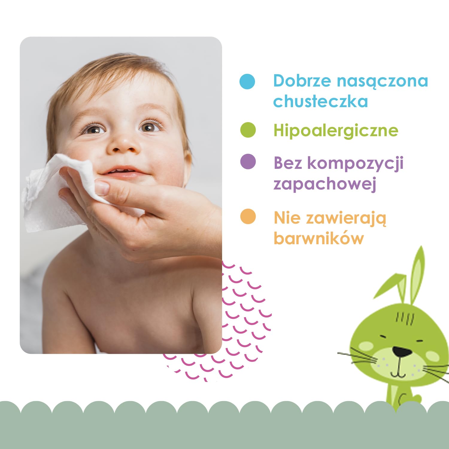 Cleanic Chusteczki nawilżane Baby Eco Pure Water dla dzieci i niemowląt - 99% skład na bazie wody - alantoina - bez perfum - jednorazowe - dla skóry wrażliwej - 50 x 16 sztuk