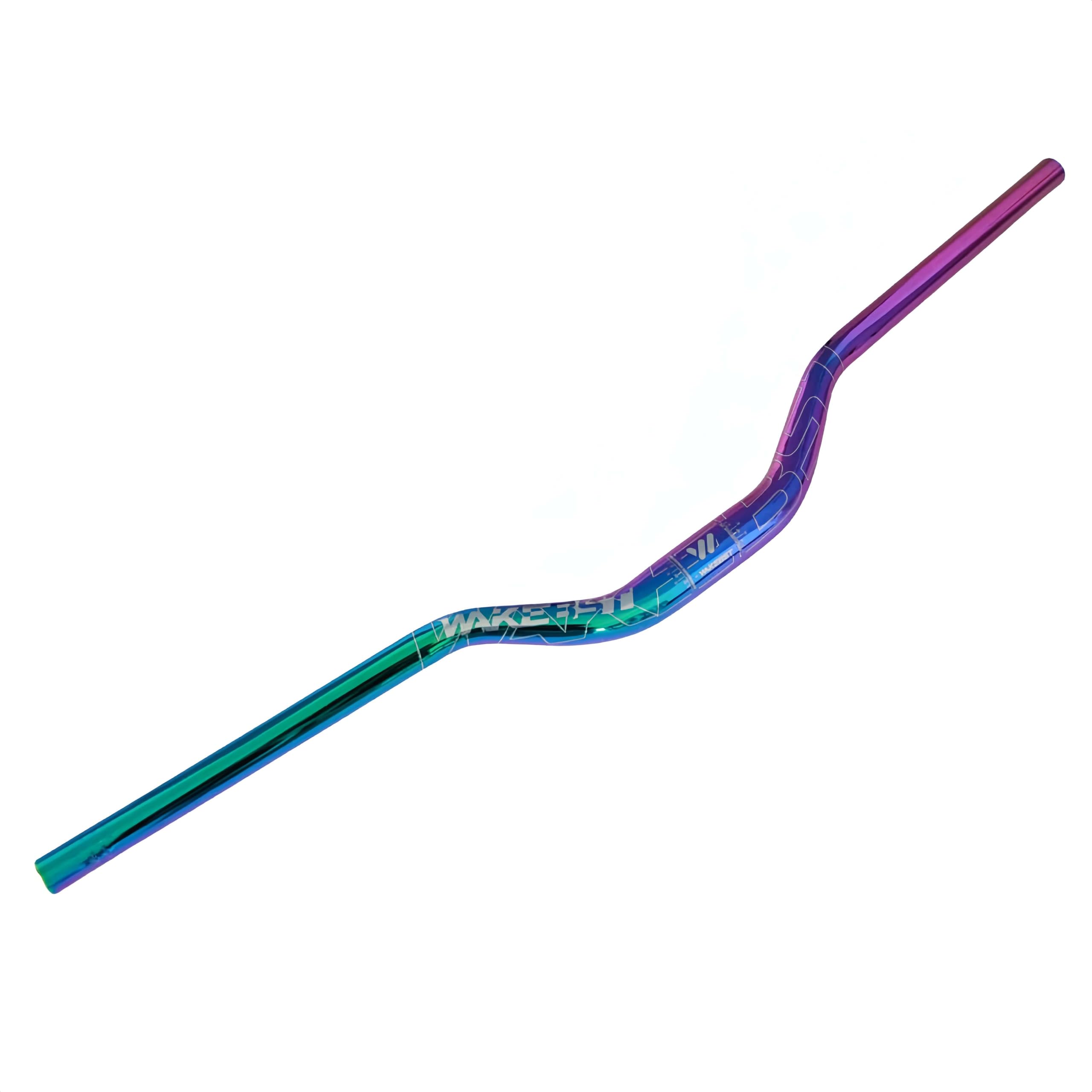 TRKIMAL ฯ31.8mm Road MTB Mountain Bike Bicycle Extra Long 780mm Handlebar 55mm Riser Bar for Downhill Cycling Racing Off-Road MTB, BMX (Colourfull)