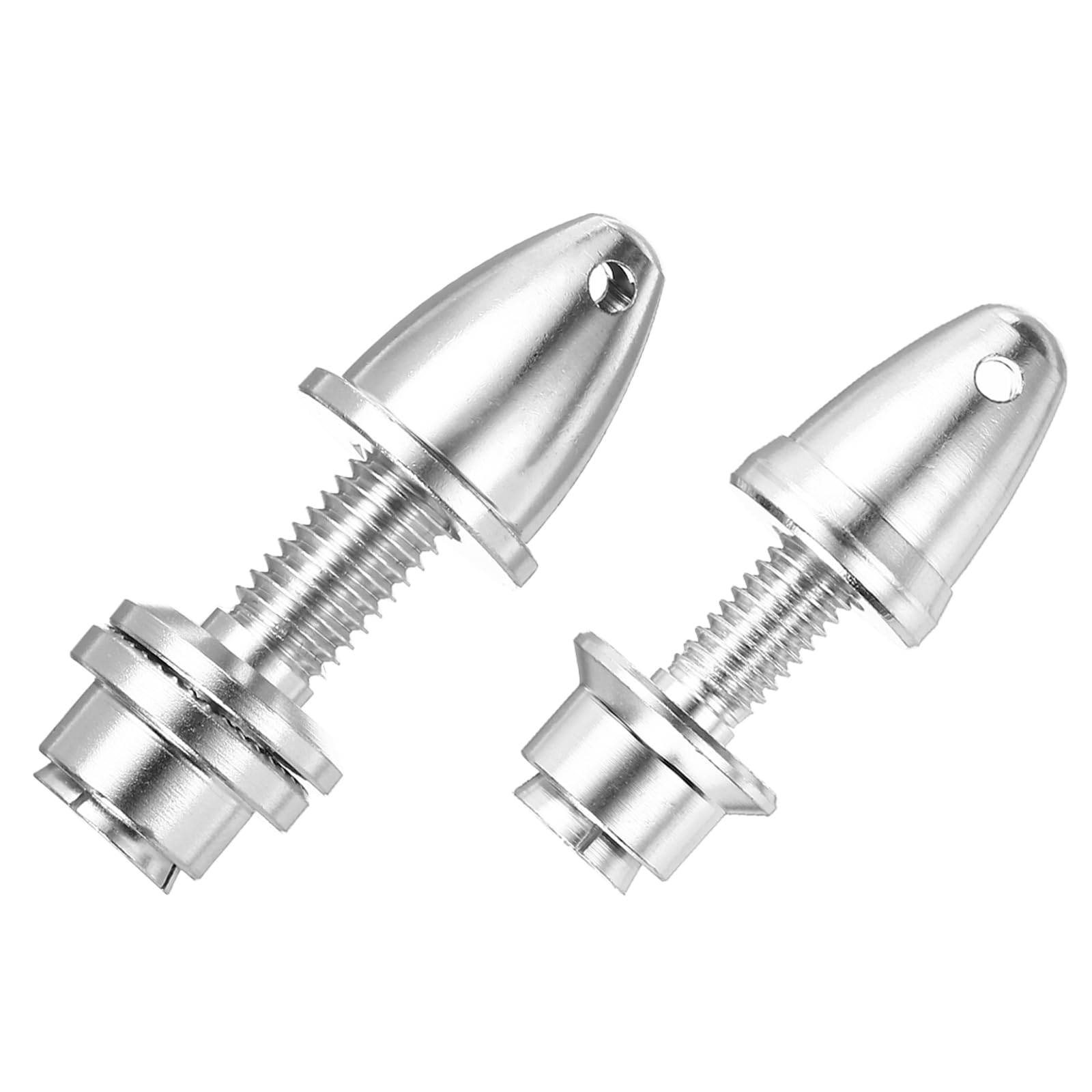 sourcing map Propeller Adapter RC Plane Airplane Spinners, 3/5mm Aperture and 6/8mm Output Axle Propeller Adapter Saver for Shaft Brushless Motor Speed Controllers, Pack of 2