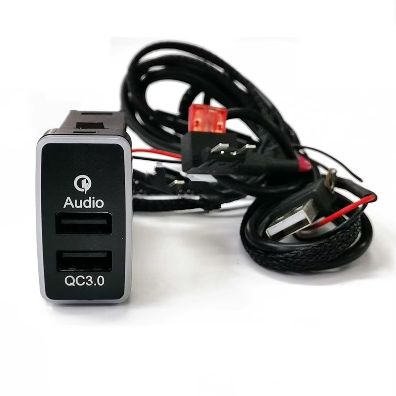 Console Presa USB Compatibile Con Toyota Per FJ Cruiser Per Prado 2006 Telefono Per Auto Presa Ricarica QC3.0 Adattatore Audio Alimentazione Ricarica Adattatore Presa USB