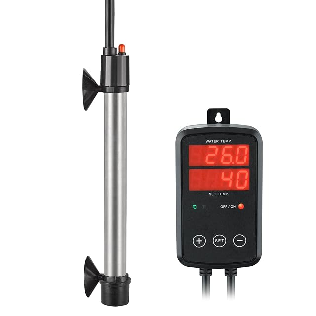 Weipro Calentador de acuario de titanio de 200 W