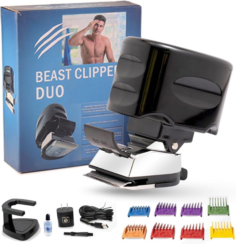Skull Shaver – Skull Shaver Beast Clipper DUO Precieze doe-het-zelf en professionele snoerloze tondeuses voor lang haar voor mannen en vrouwen