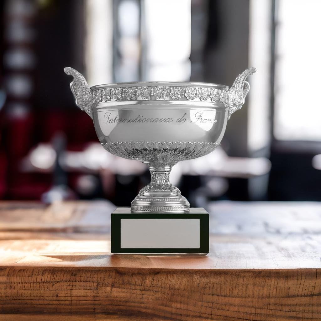 French-Open-Champion-Trophäe Tennis-Meisterschaft Musketeers-Cup Trophäen Grand-Slam-Souvenirs Sport-Sammlerstücke Barthemen-Ausstellungsornamente