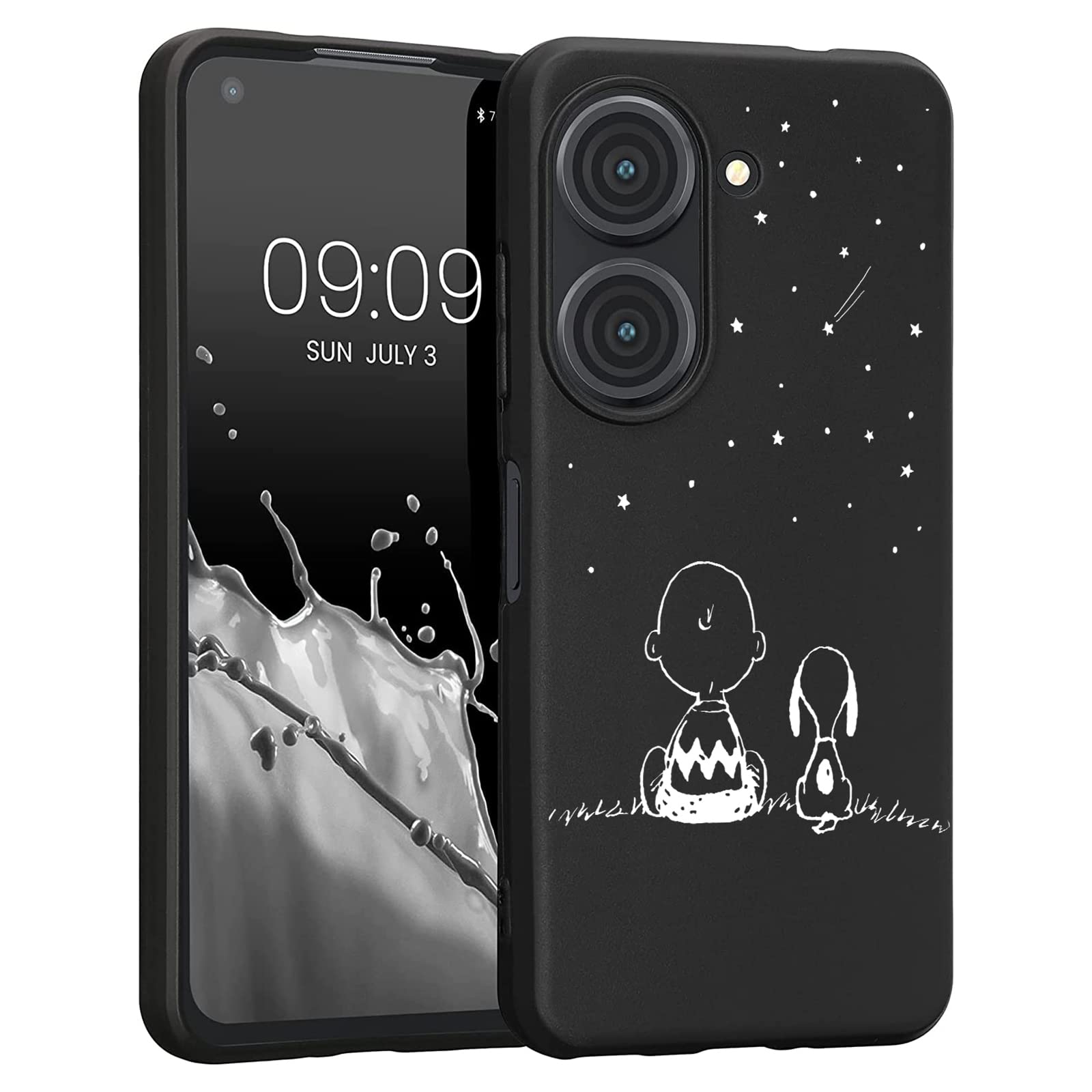 Amazon.co.jp: Asus Zenfone 9 専用ケース スヌーピー 耐衝撃 TPU