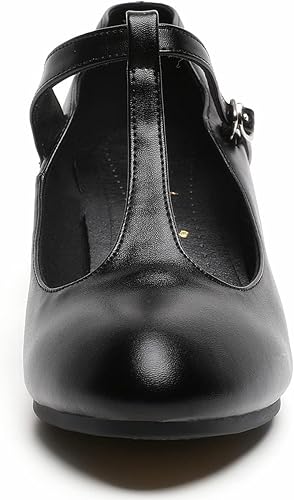 Miniatura 2 de Zapatos de carácter para mujer, antideslizantes, zapatos de salón de baile de salón de baile con correa en T