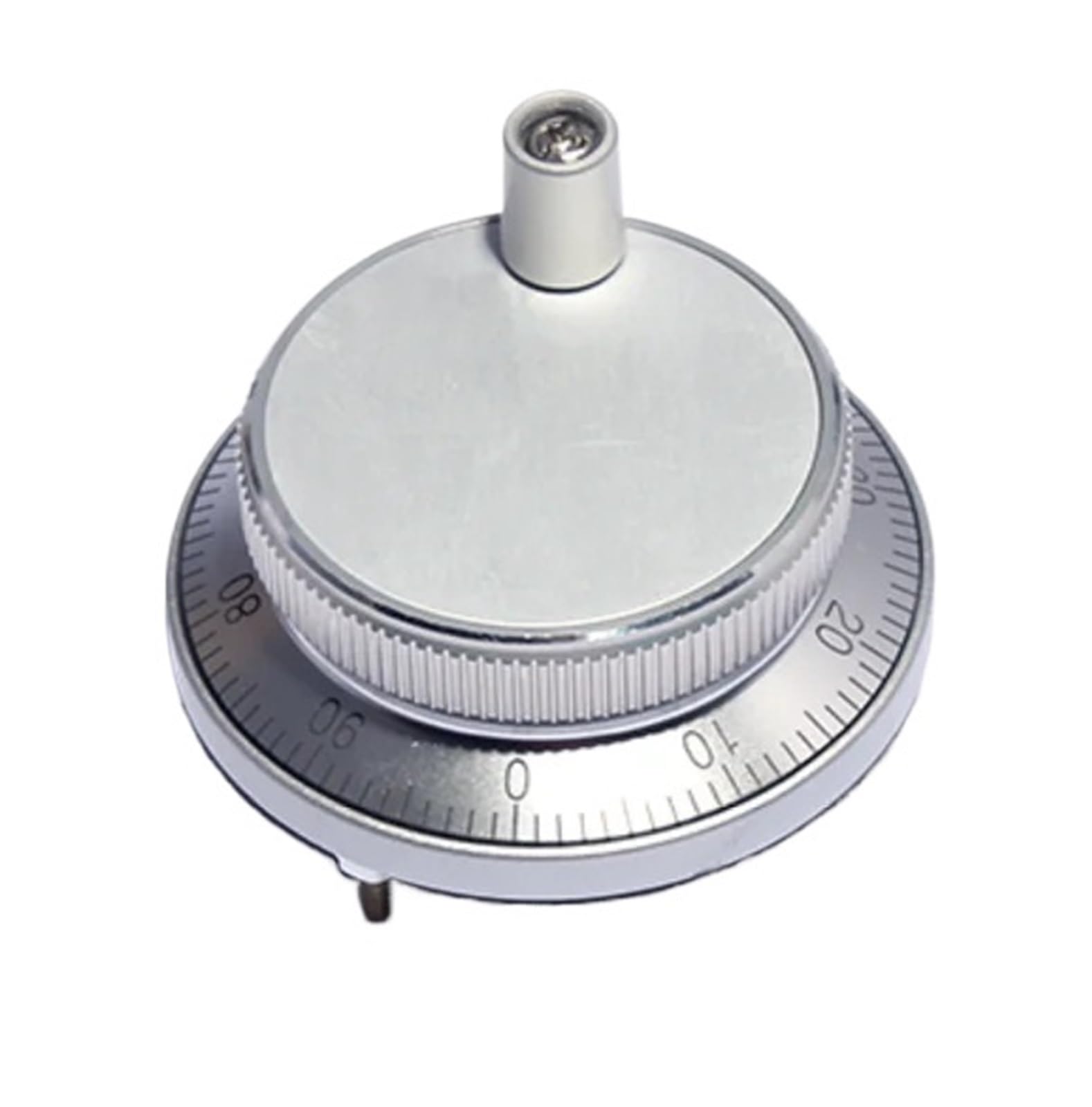 WUDCW Pulser Handwheel 5V 60/80mm 100 Manual Pulse Generator Hand Wheel Machine Rotary Encoder Electronic 4pins 6pins(5V 6pins 100PPR,Black_60MM)