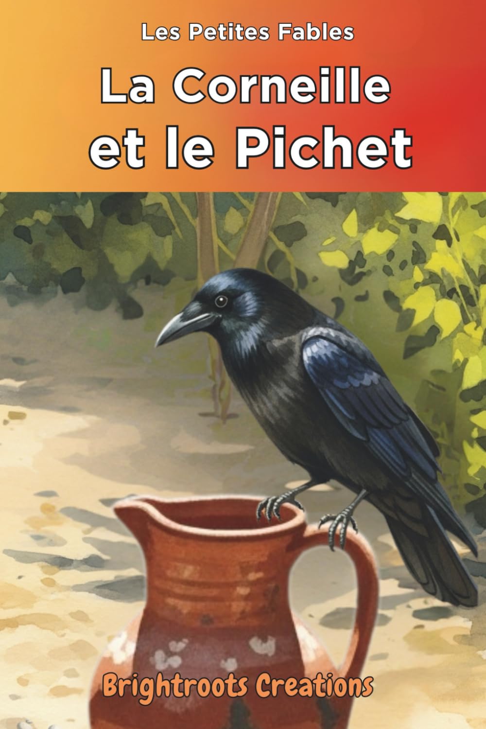 La Corneille et le Pichet: The Crow and the Pitcher Classic Tale (La série des Petites Fables)