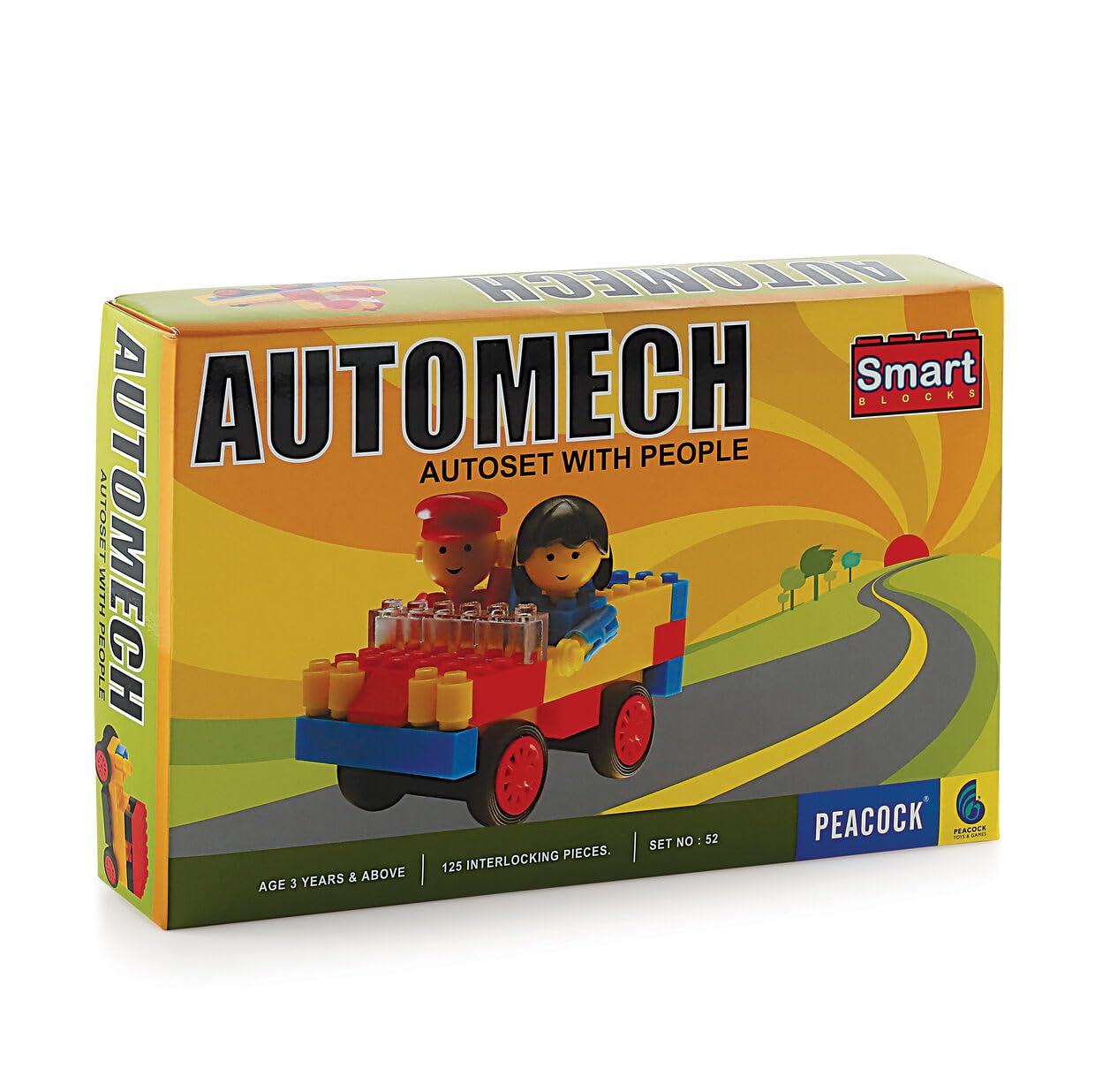 PEACOCK TOYS AND GAMES Automech Auto Set with People Creative Imaginative Interlocking constructive Building Game & Toy for Kids (B0CKX6K2R2) Amazon Price History, Amazon Price Tracker