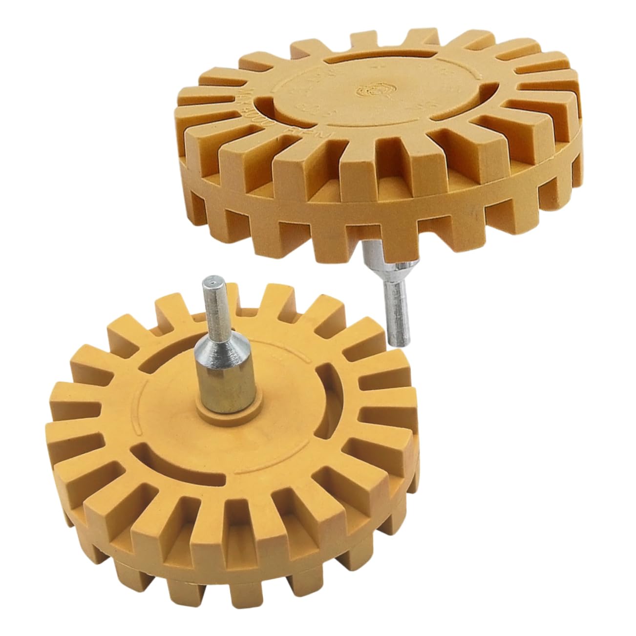 Alipis 5 Set Rimozione Adesivi Auto Disco Rimuovi Colla Strumento Per Vernici E Adesivi Design Ingranaggio Materiale Gomma Resistente Per Riparazioni Auto E Ristrutturazioni 2 Pezzi*5