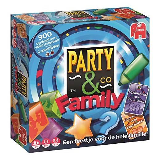 Party & Co. Family Niños y adultos Juegos de preguntas - Juego de tablero (Juegos de preguntas, Niños y adultos, 25 min, 50 min, Niño/niña, 8 año(s))