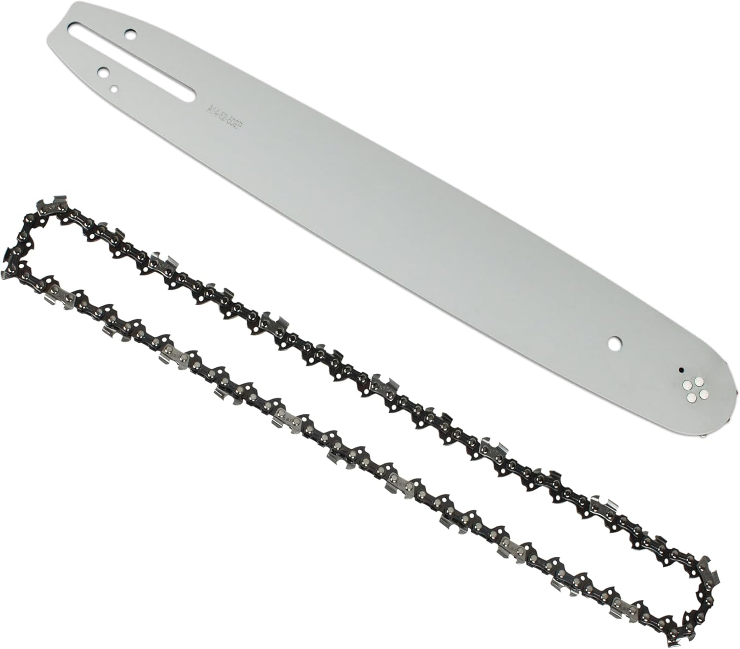 314675001 14" Guide Bar and 68200600 14" Saw Chain for RYOBI RY3714,RY40503,RY40503BTL 14" 40 Volt Cordless Chainsaw(1 Chains + 1 Bars)