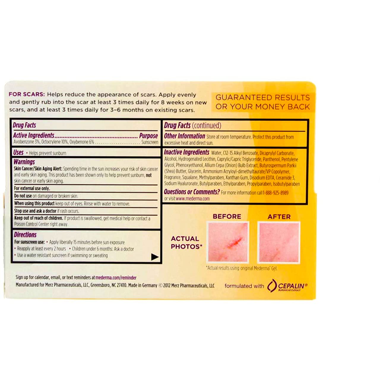 Mederma Cream 20 g ( Pack of 4)