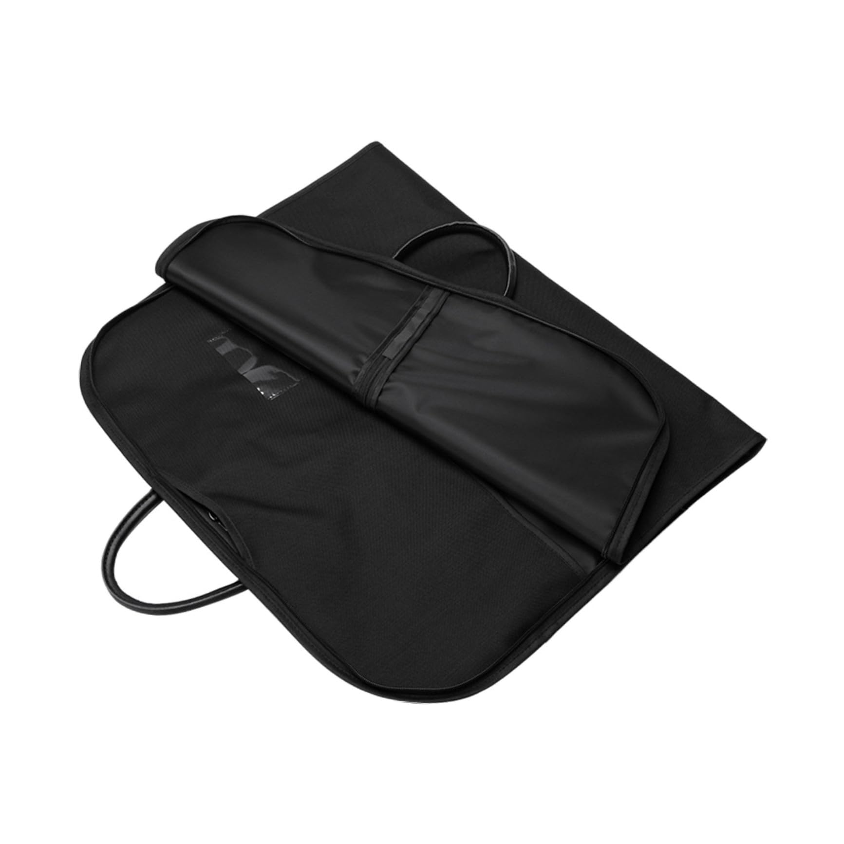 GALPADA Borsa Porta Abiti Portatile Oxford Nero Pieghevole e Traspirante per Viaggi e Conservazione Custodia per Smoking Giacche e Uniformi senza Cerniera Facile da Trasportare in