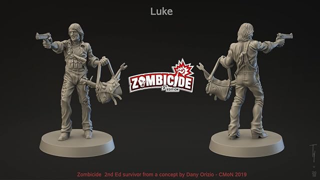 Foto 7 de 8 de Asmodee, Zombicide, Segunda Edición, Juego de Mesa Colaborativo, 1-6 Jugadores, 14+ Años, Edición en Italiano