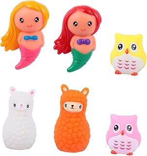 HONMEET 6 Peças Brinquedos De Banho Para Bebês Brinquedos De Banho Infantis Banheira De Bebê Banheira Infantil Brinquedos Brilhantes Banheira Para Brinquedos De Bebê Para Bebês Brinquedos
