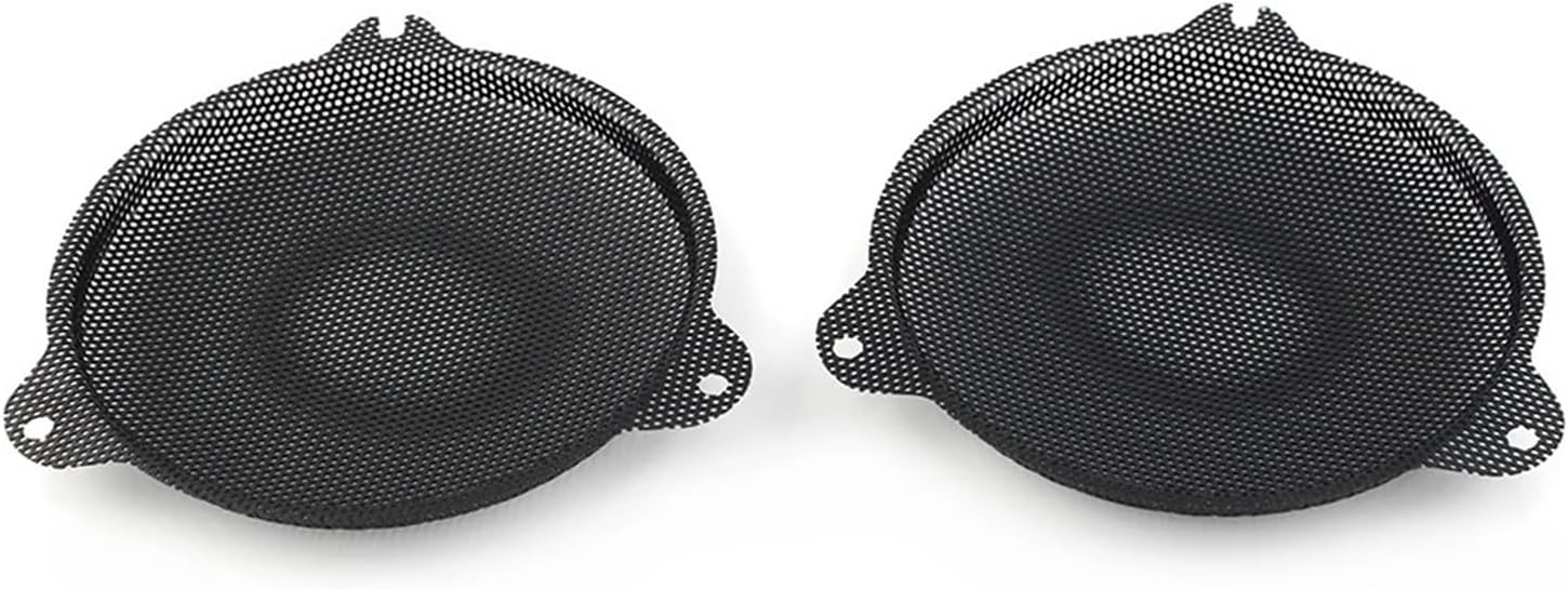 [Replacement] 2Pcs Motorcycle Front Speaker Mesh Grills for Harley for Davidson for Electra for Glide 2014-2018 for FLHT/X/for CU/K Fairing Speaker Cloth Grills